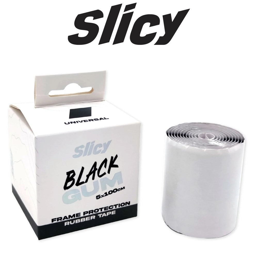 Slicy Gumo Rubber Tape Frame Protection Black 5cm x 1m Roll