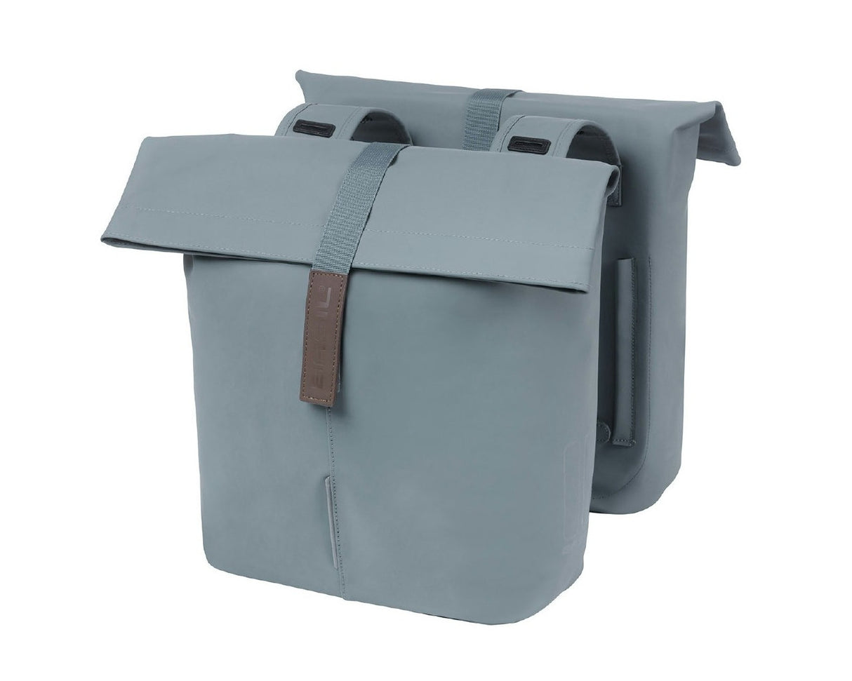 Basil City Double Pannier Bag 28-32L Graphite Blue