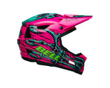 Bell_SanBell Sanction 2 DLX Full Face Helmet MIPS bonehead pink side profile