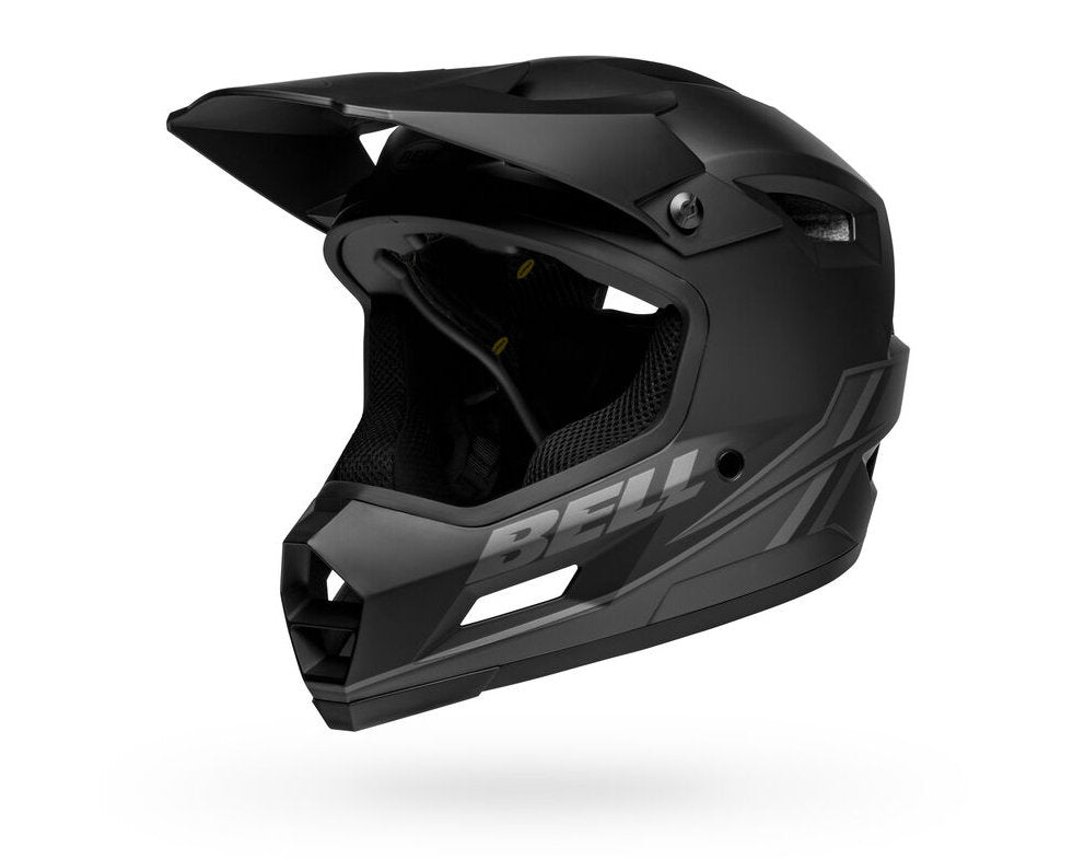 Bell_SanBell Sanction 2 DLX Full Face Helmet MIPS matt black left oblique