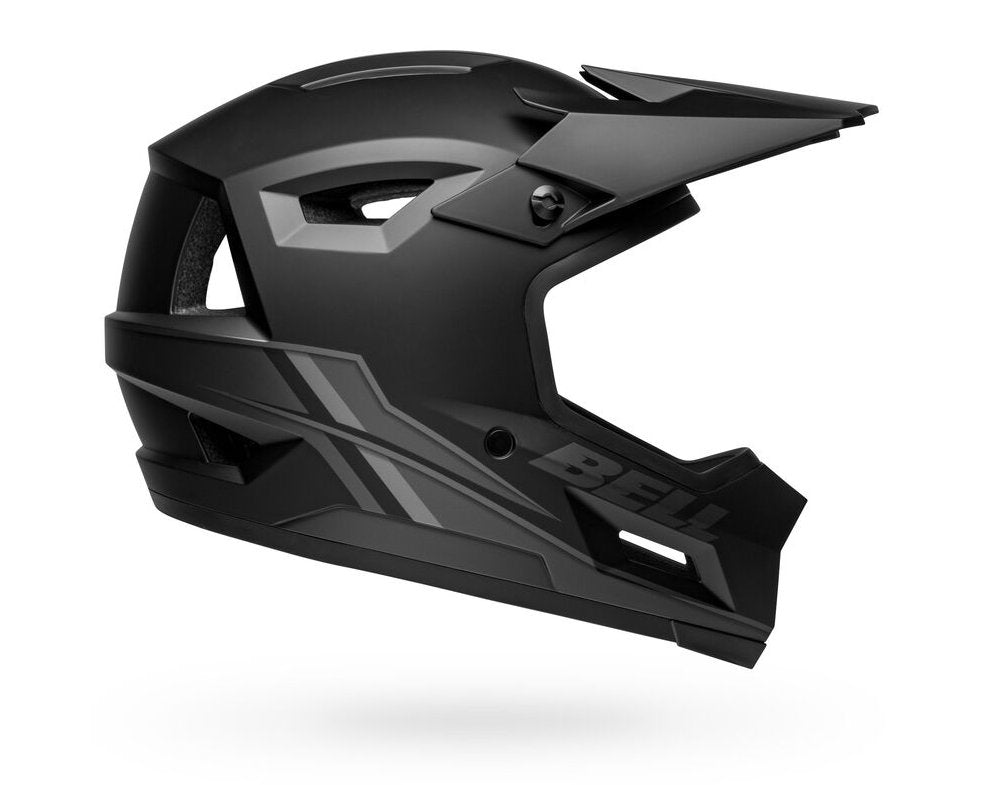 Bell_SanBell Sanction 2 DLX Full Face Helmet MIPS matt black side profile