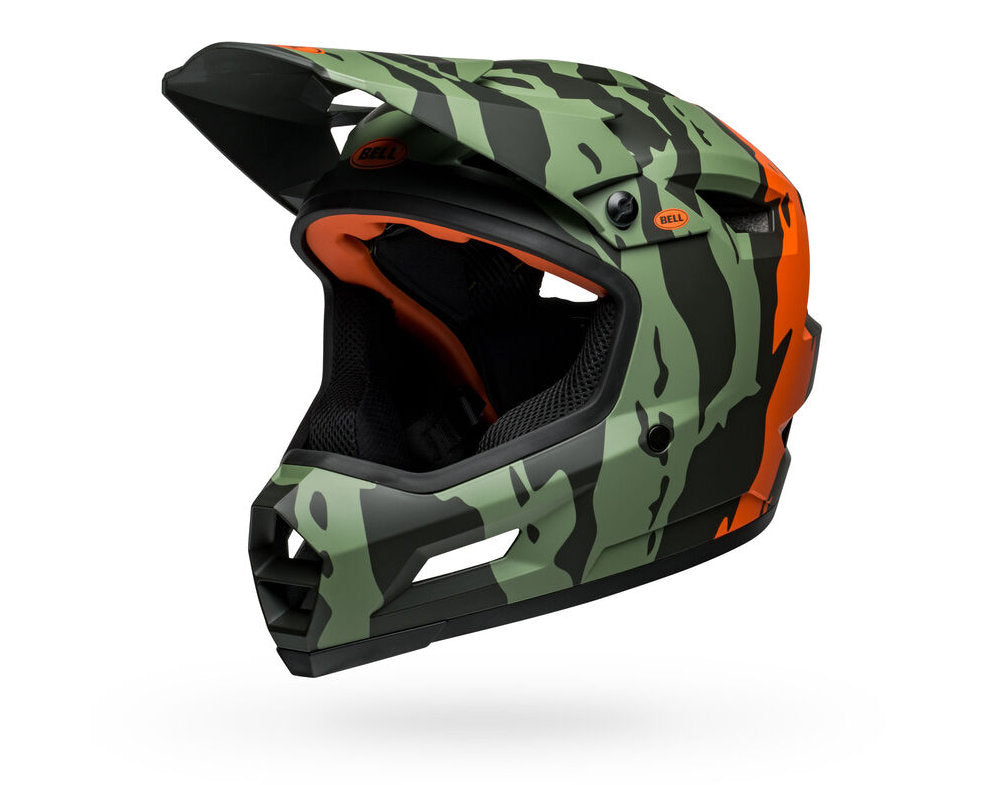 Bell Sanction 2 DLX Full Face Helmet MIPS ravine matte green oblique left