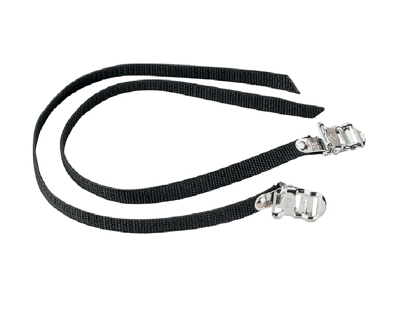 Bikelane Nylon Toe Straps 450mm Black (Sold in Pairs)