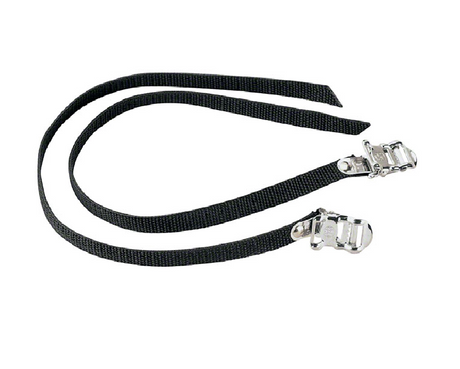 Bikelane Nylon Toe Straps 450mm Black (Sold in Pairs)