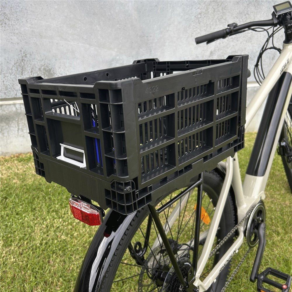 Azur Cargo Folding Rear Basket Black Small 25L