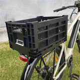 Azur Cargo Folding Rear Basket Black Small 25L