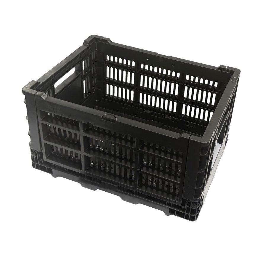 Azur Cargo Folding Rear Basket Black Small 25L
