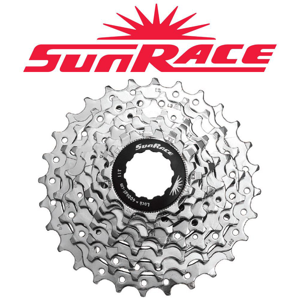 Cassette 8 Speed 12-25T Sunrace R86 Silver