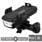 QBP Cell Vision Plus 650Lm 4-in-1 Front Light / Phone Mount / Charger / Horn