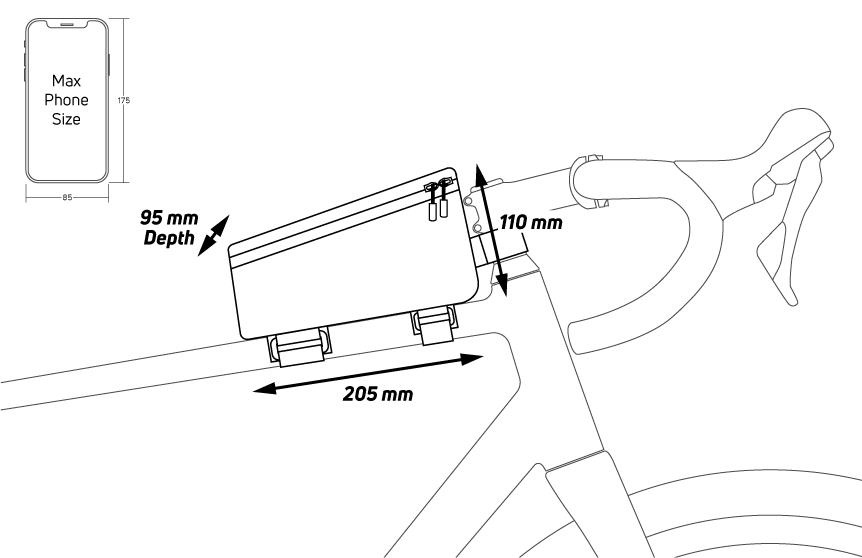 Zefal Console Pack T2 Frame Bag