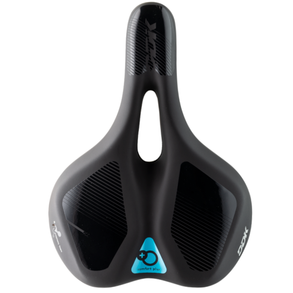 DDK Comfort E-Trek Cutout Saddle Memory Foam 265x190mm
