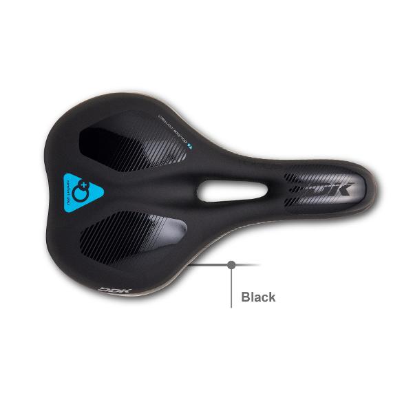 DDK Comfort E-Trek Cutout Saddle Memory Foam 280x174mm