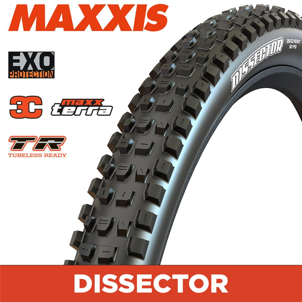 Tyre 29 x 2.40 Maxxis Dissector G2 Folding TR