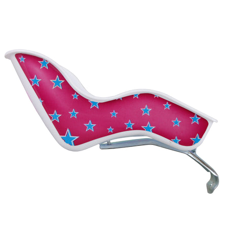 Bikes Up Kids Doll Seat - Pinky Purple/Blue Stars