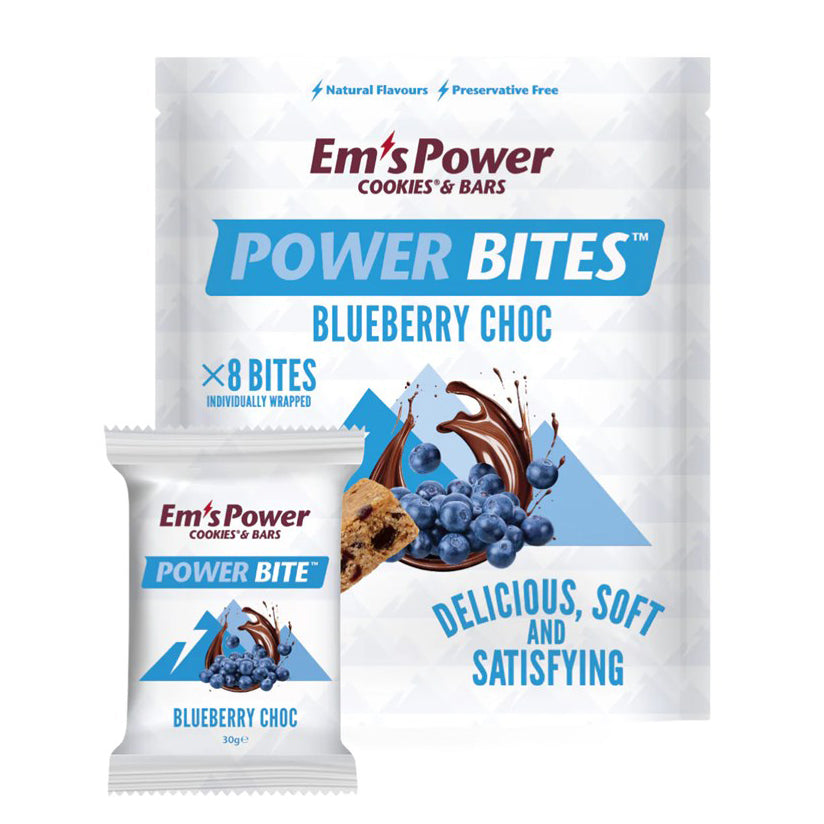 Em's Power Bites Blueberry Chocolate 8pc