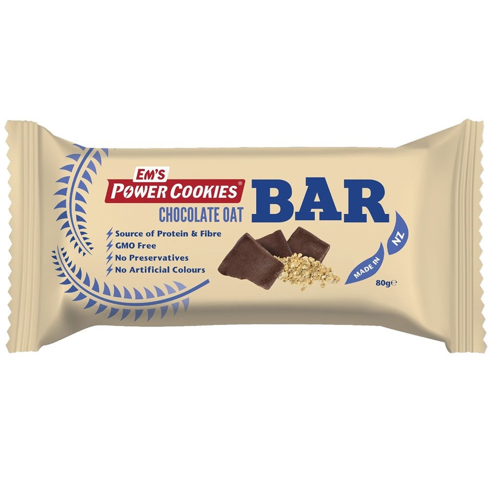 Em's Power Cookie Bar Chocolate Oat 80g