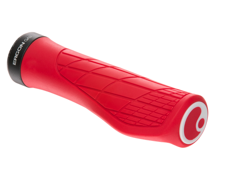 ERGON GA3 Ergonomic MTB Lock-On Grips risky red