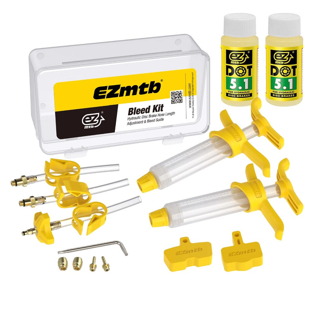 EZMTB Brake Bleed Kit - SRAM/Avid with 2x Dot Fluid