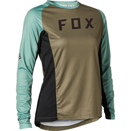 Fox Womens Defend Long Sleeve Jersey (2021)