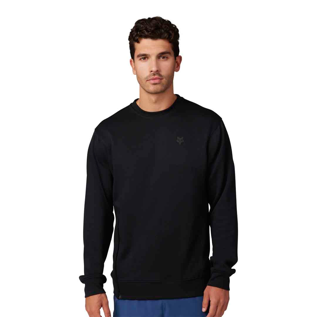Fox Mens Balance Crew Sweatshirt (2023) in Black
