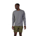 Fox Mens Rise Crew Sweatshirt (2023) in Pewter Grey