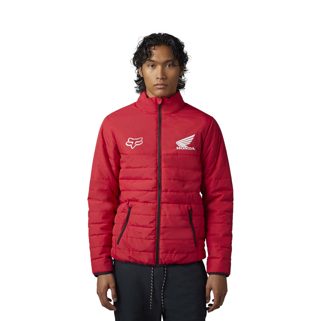 Fox Mens Honda Howell Jacket (2023) in Flame Red
