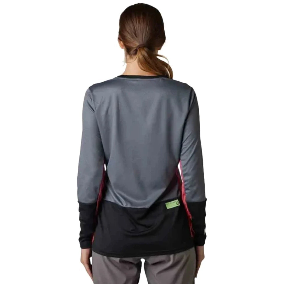 Fox Womens Defend Race Long Sleeve Jersey (2023)
