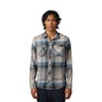 Fox Mens Turnout Utility Flannel Shirt (2023) in Taupe