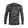 Fox Mens Head Camo Long Sleeve Tech Tee (2024) in Black Camo
