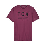 Fox Mens Non Stop Tech Tee (2025) in Sangria