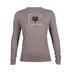 Fox Womens Atlas Long Sleeve Tech Tee (2023) in Pewter Grey