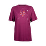 Fox Withered Women's Oversized Short Sleeve Tee (2023) in Magnetic