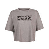 Fox Womens Cienega Crop Tee (2023) in Light Heather
