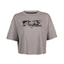 Fox Womens Cienega Crop Tee (2023) in Light Heather