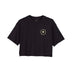 Fox Womens Byrd Crop Tee (2024) in Black