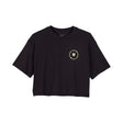 Fox Womens Byrd Crop Tee (2024) in Black