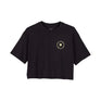 Fox Womens Byrd Crop Tee (2024) in Black