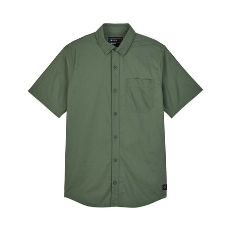 Fox Mens Roger Woven Shirt (2024) in Hunter Green