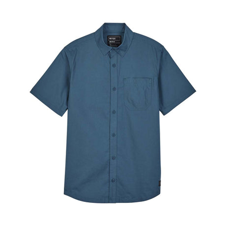 Fox Mens Roger Woven Shirt (2024) in Dark Vintage Blue