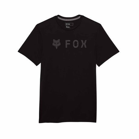 Fox Mens Absolute Tech Tee (2025) in Black/Black