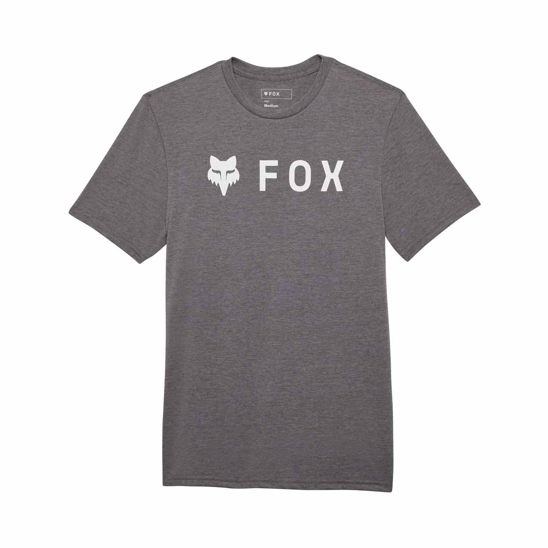 Fox Mens Absolute Tech Tee (2025) in Heather Graphite