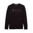 Fox Mens Absolute Long Sleeve Tech Tee (2025) in Black/Black
