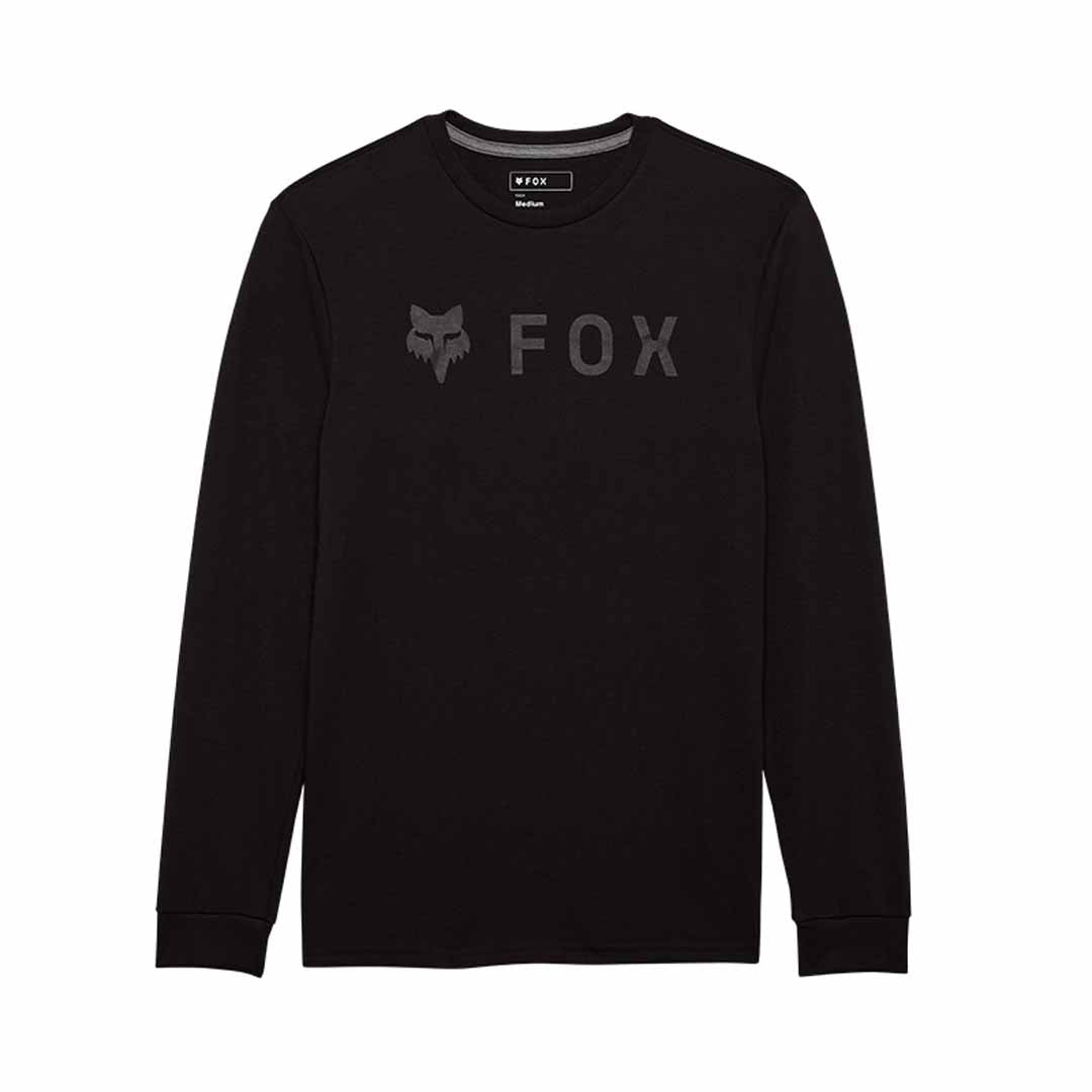 Fox Mens Absolute Long Sleeve Tech Tee (2025) in Black/Black