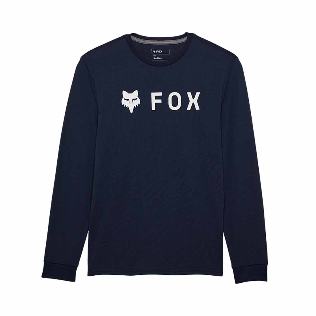 Fox Mens Absolute Long Sleeve Tech Tee (2025) in Midnight Blue