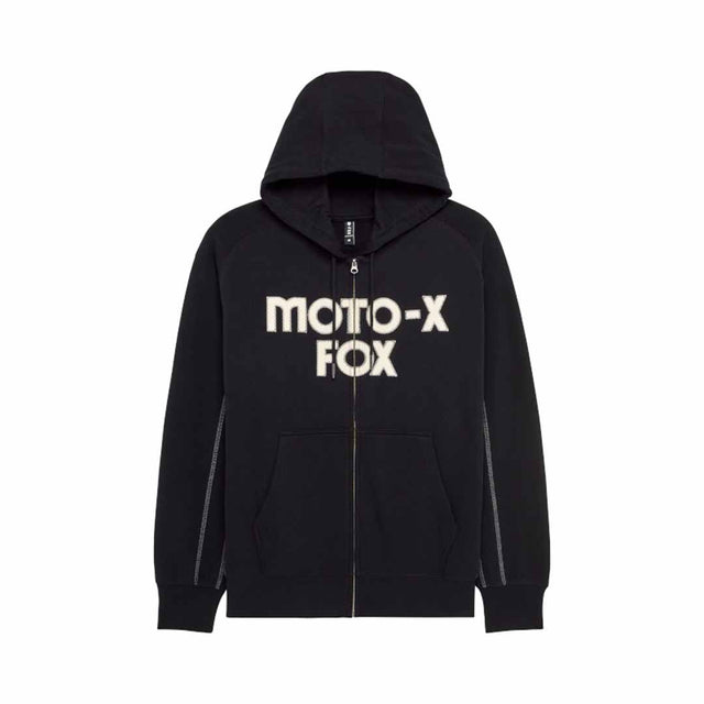 Fox Mens Moto-X Oversized Zip Hoodie (2026) in Black