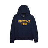 Fox Mens Moto-X Oversized Zip Hoodie (2026) in Midnight Blue