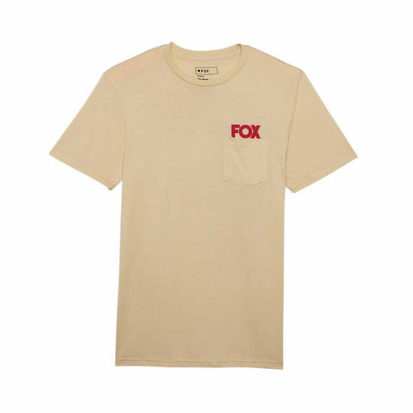 Fox Mens Big F Premium Tee (2025) in Cream