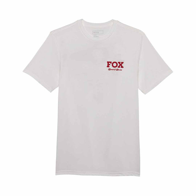 Fox Mens Speed & Service Premium Tee (2024) in Optic White