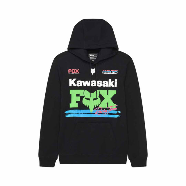 Fox Mens Kawasaki Pullover Hoodie (2025) in Black