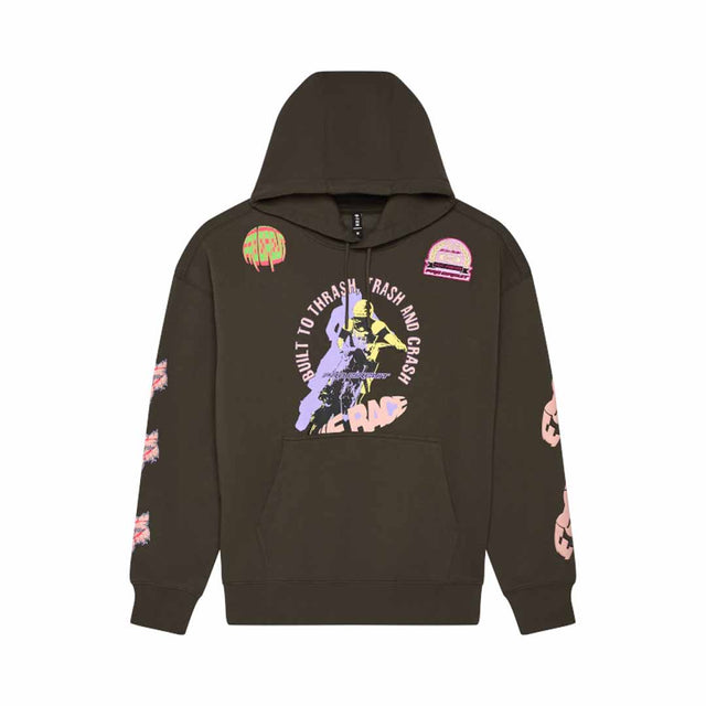 Fox Mens Pro Circuit Oversized Pullover Hoodie (2025) in Military
